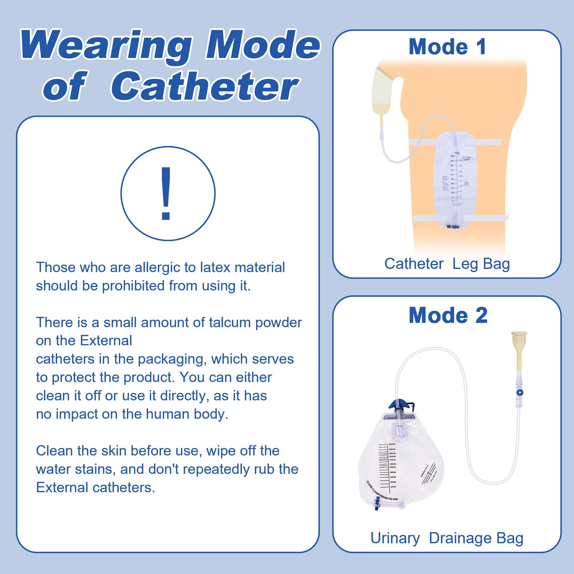 Men's Latex Condom Catheters - 20 Pack -6