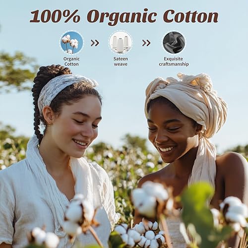 Miniatura 2 de Juego de sábanas de 100% algodón egipcio, 4 piezas, juego de ropa de cama de 1200 hilos, bolsillo profundo de 16 pulgadas, sábana bajera suave y