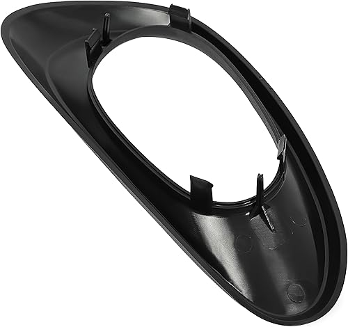 Miniatura 6 de HECASA Bisel de manija de puerta compatible con Chevrolet Trailblazer 2002-2009 negro derecho interior lado del pasajero manija de repuesto para