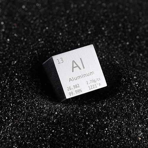 Miniatura 4 de Cubo de tungsteno, cubos de densidad de metal, cubo de elementos de alta densidad de metal puro para colecciones de elementos, experimentos de