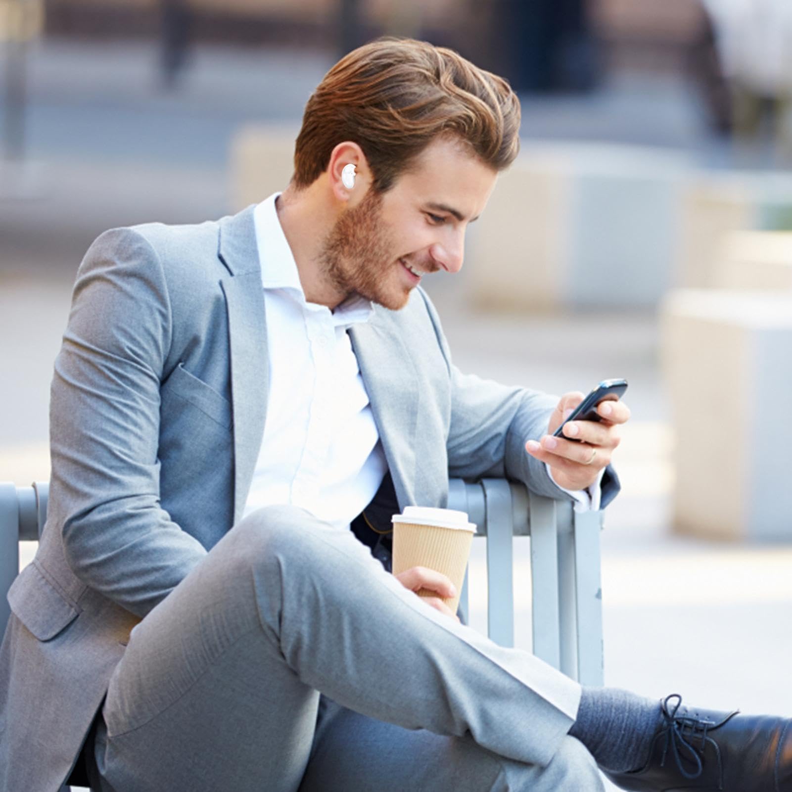 Unsichtbare In Ear Kopfhörer - Schlaf Wireless Ohrhörer IPX5 Wasserdicht | Kabellose Kopfhörer Zum - IPX5 Wasserdicht Noise Cancelling Sleep Ear Buds Für Arbeit Sport, 5.3 Schnelle Kabellose