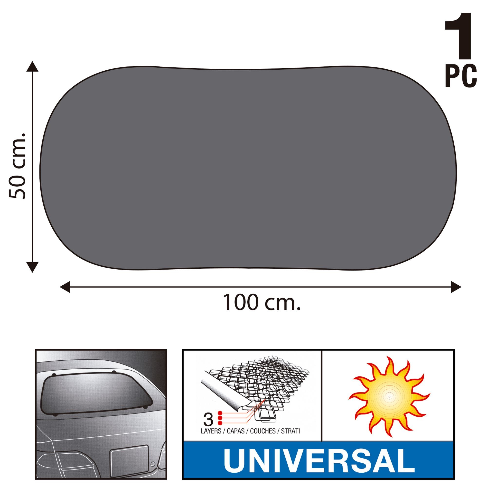 Image secondaire de Pare-Soleil Arrière 3 Couches Sumex - Protection Solaire pour Voiture