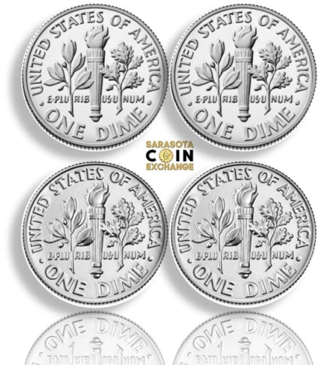 2012 Various Mint Marks Roosevelt Dime 2012 Dime Update Set PF