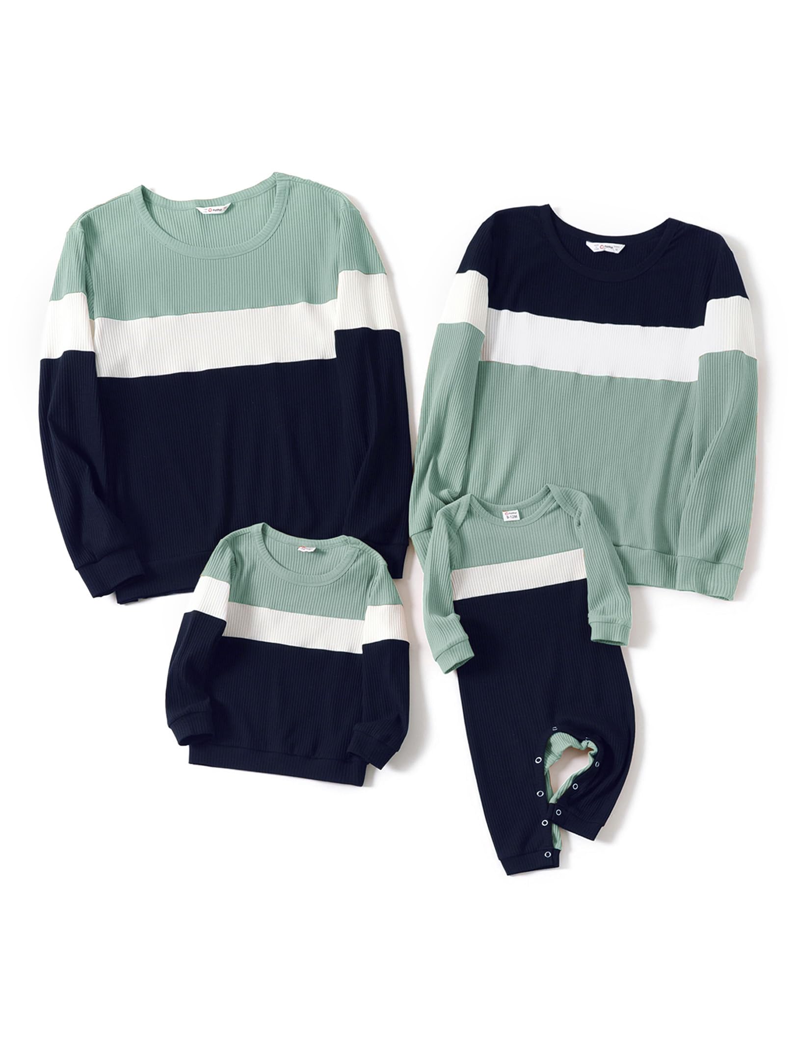 PATPAT Abito per la Famiglia, Abbigliamento Mamma e Figlia, Partnerlook Madre e Figlia, Magliette e T-Shirt, Rampicante per Bambini, Feste Viaggio, Riunioni Familiari, Costume Autunno Inverno
