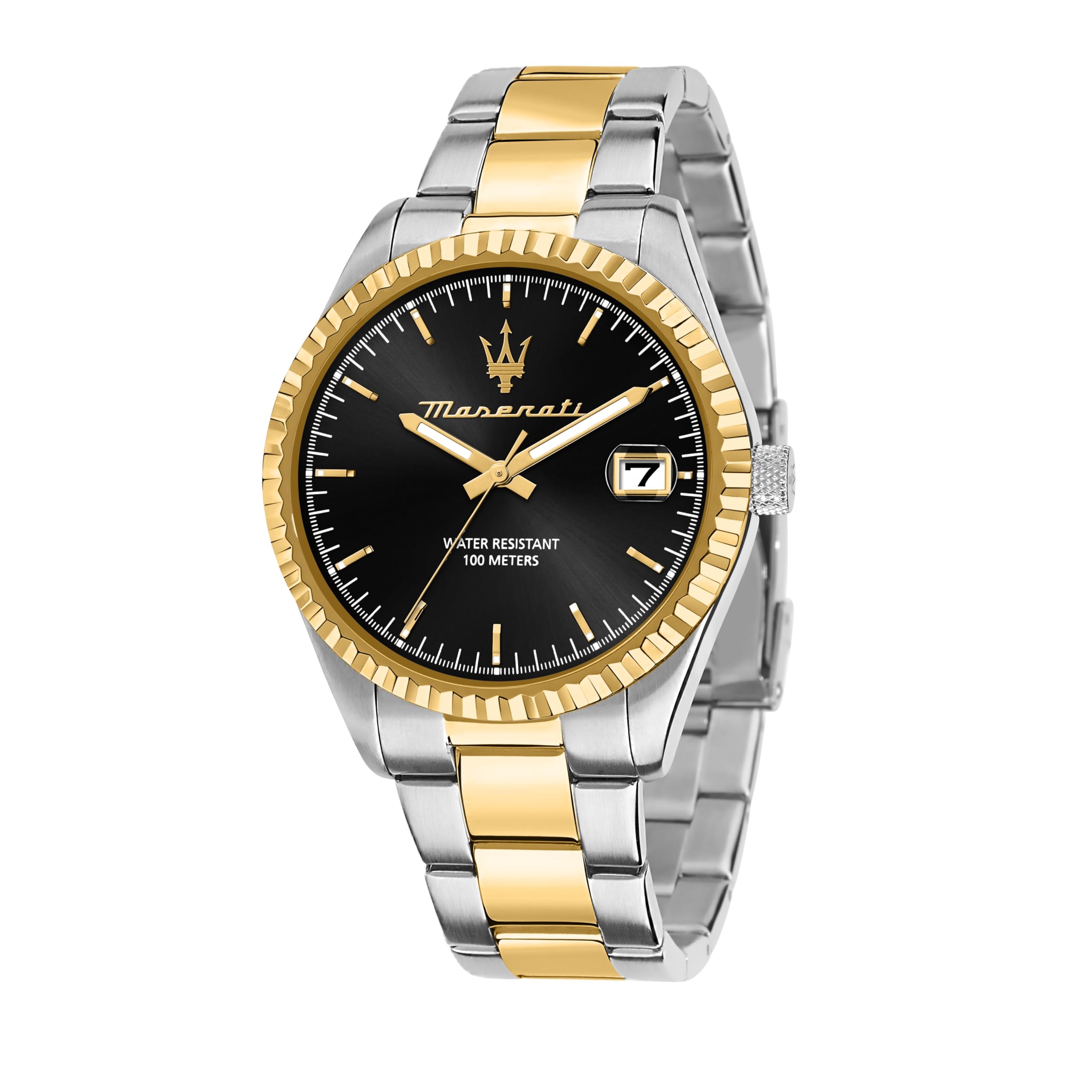 MASERATI Reloj Hombre, Hora, Fecha, Analógico, 43mm, Colección COMPETIZIONE, Regalo para Hombre