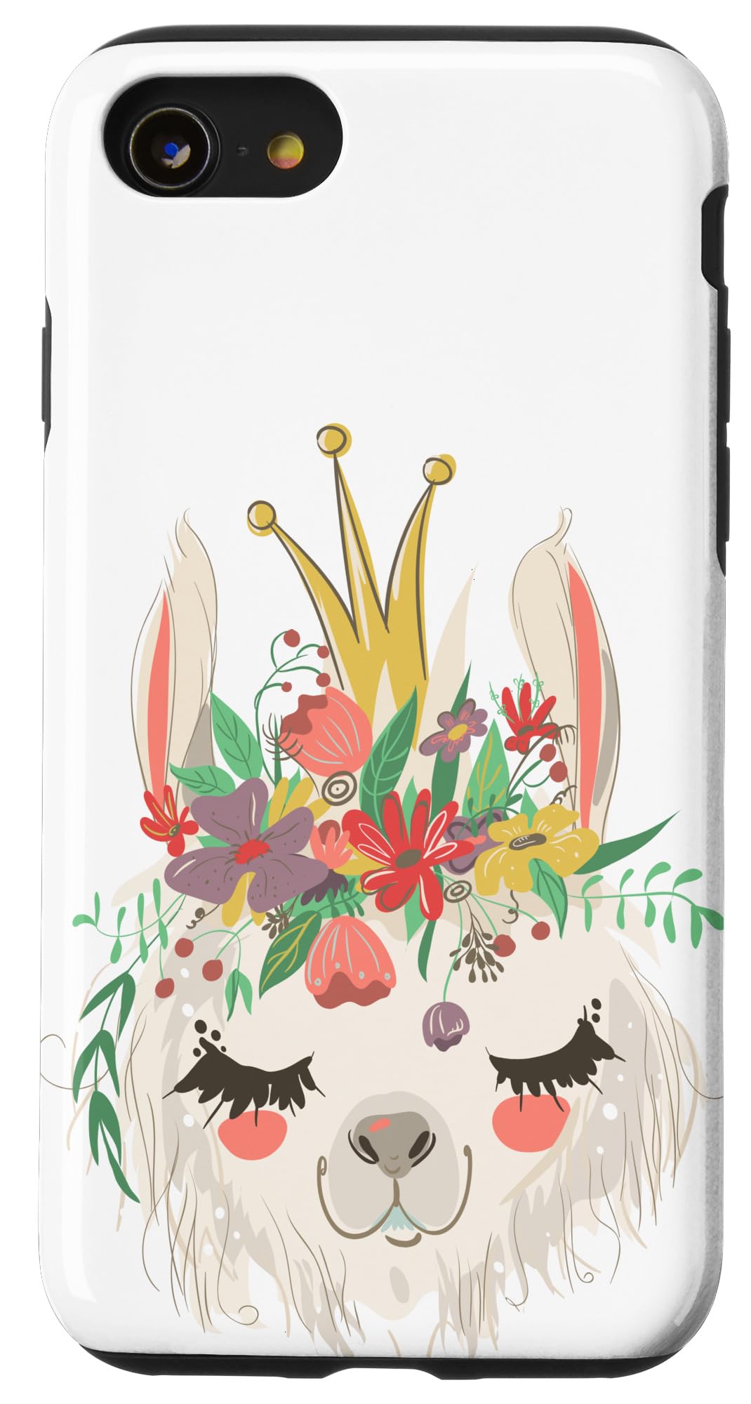 Llama White Phone Cover Case for iPhone SE (2020) / 7 / 8