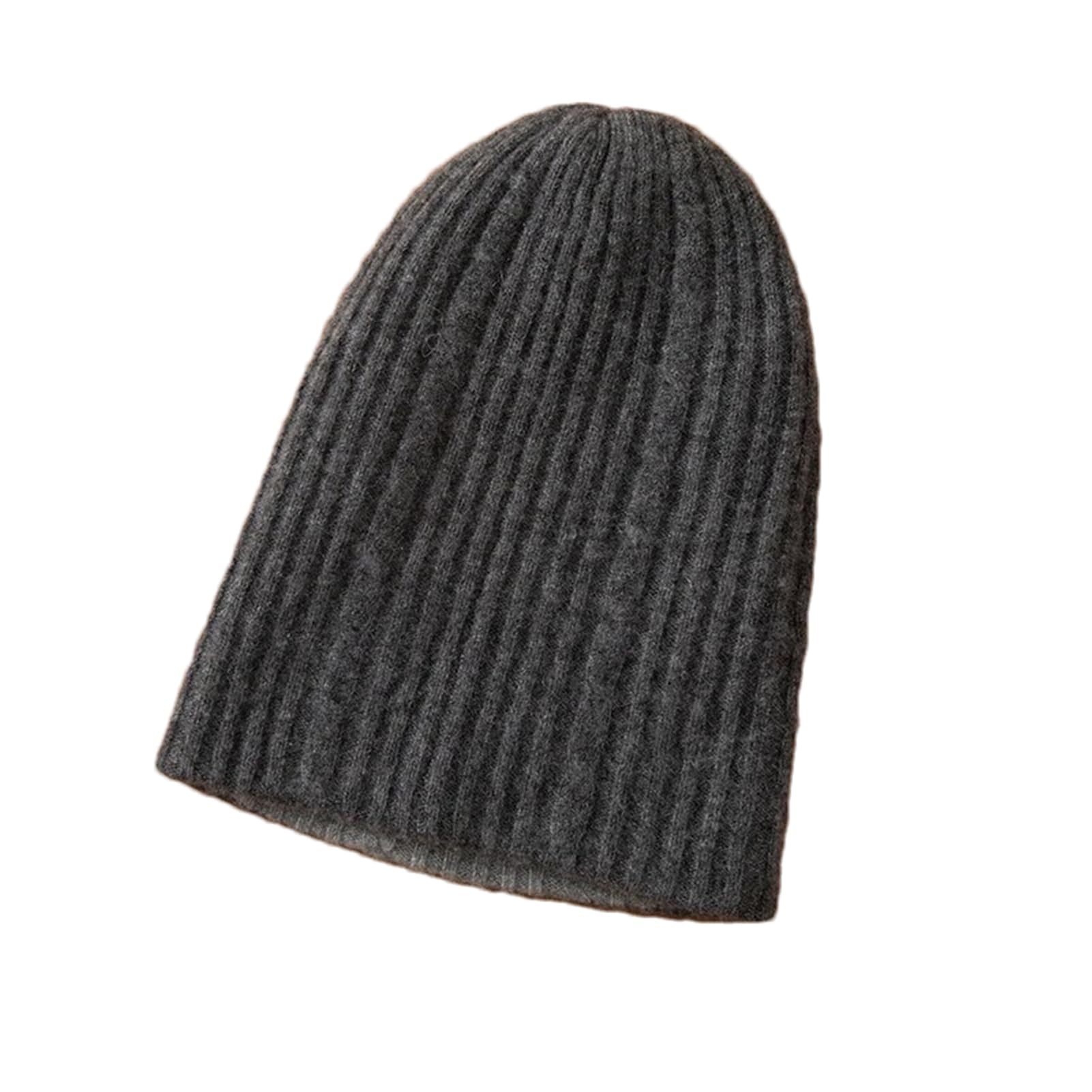 Damskie czapki zimowe kaszmirowe dzianinowe czapki damskie grube ciepłe czapki beanie Skullies czapka jednolity kolor czapki zabezpieczające