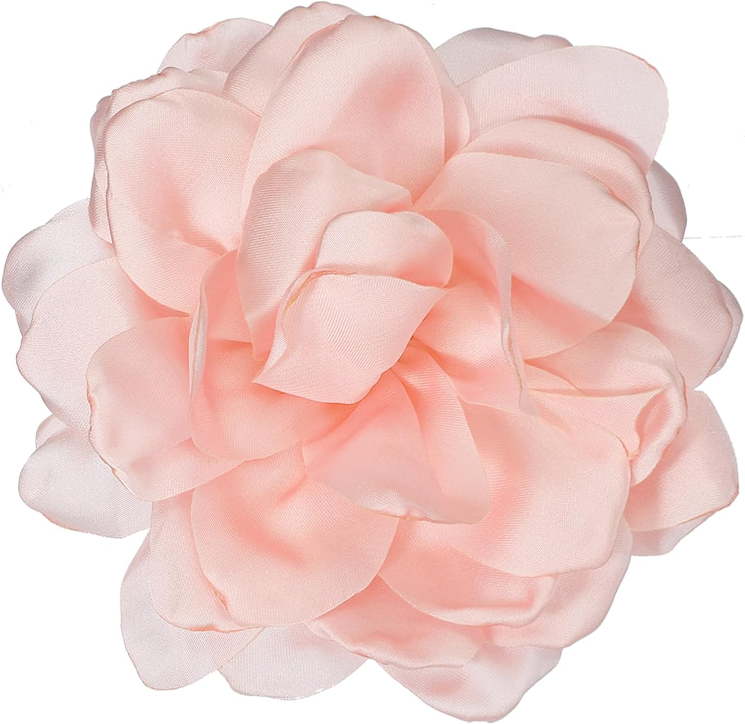 PATIKIL Silk Satin Flower Brooch Pin Large Peony Floral Lapel Pin for Women Wedding Party Birthday Dance Banquet Dress Clothes Hat Bag Decoration