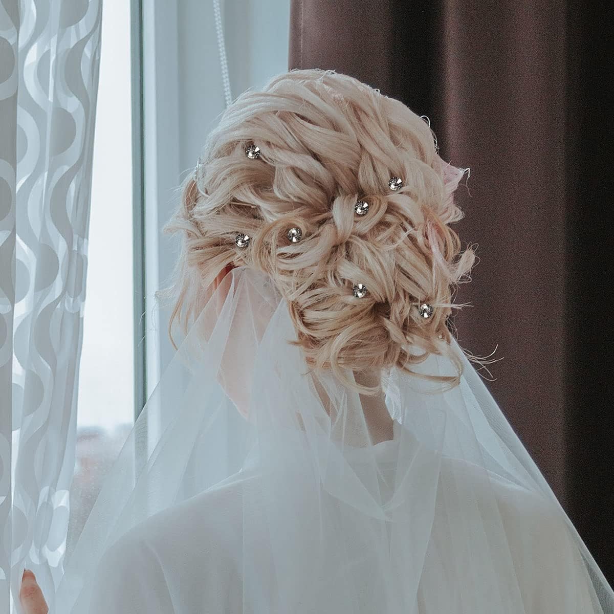 30PC Jagowa Bridal Hair Pins,Shimmering Crystal Rhinestone Hair Clips for Women and Girls,Exquisite Wedding Hair Accessories - Image 3