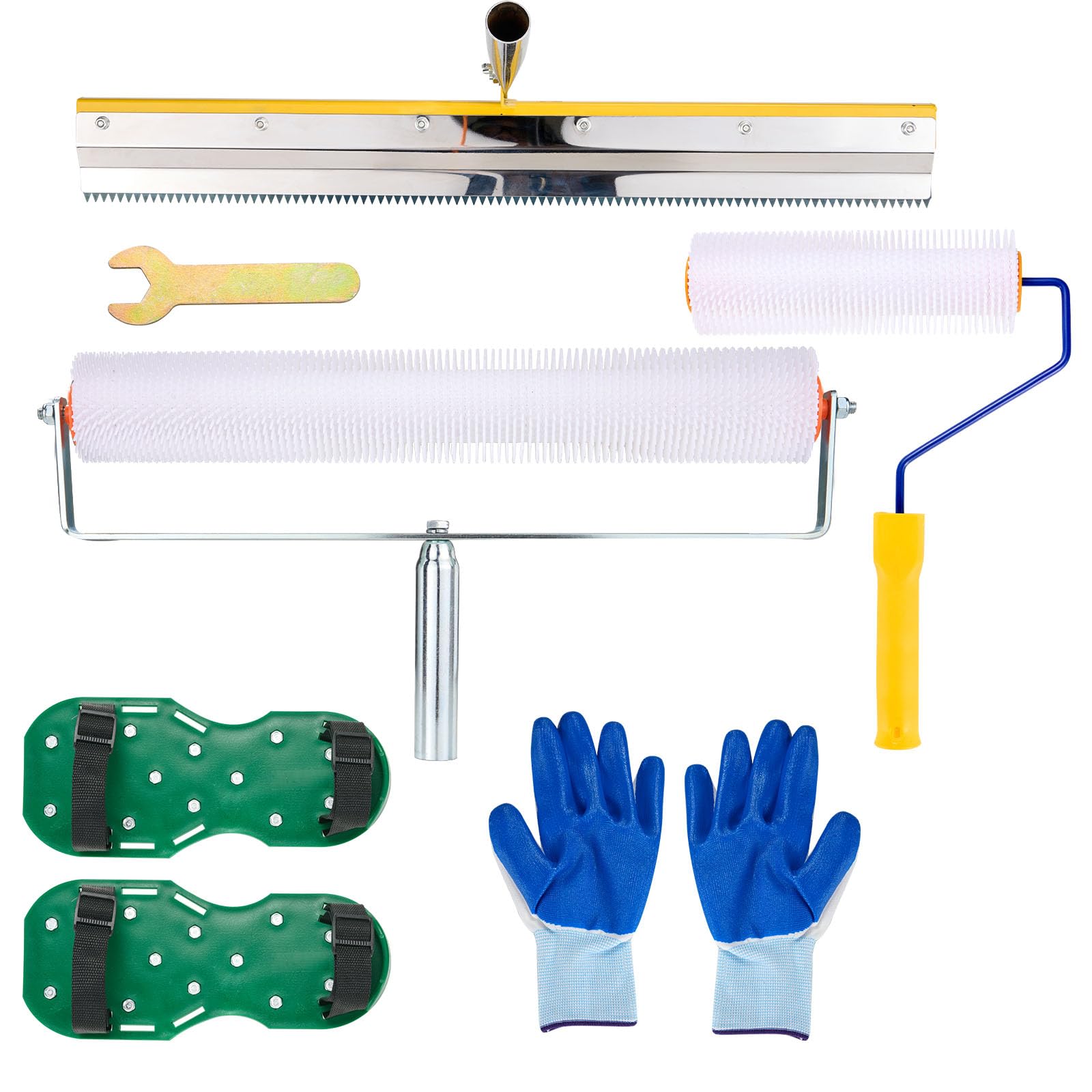 Floor Construction Roller GRGTHDS Self-Leveling Tool Kit - Epoxy Floor ...