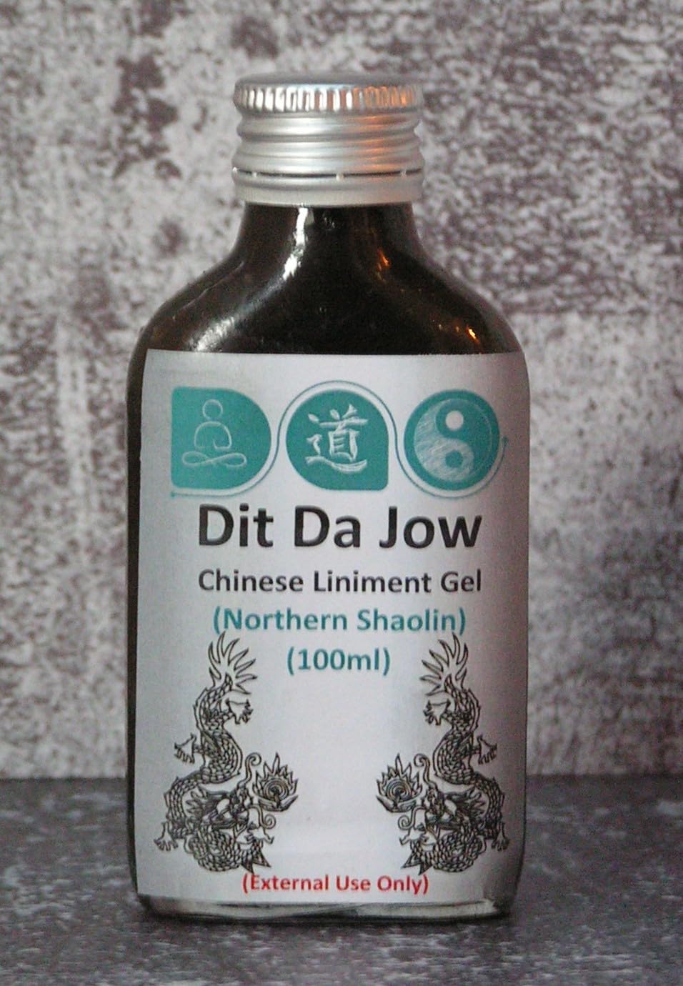 Dit Da Jow Gel (Northern Shaolin) 100ml Glass Bottle