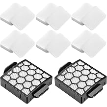 Colorfullife Filters for Shark Navigator Zero-M Self-Cleaning Brushroll Pet Pro Upright Vacuum ZU60 ZU62 ZU62C NV251,NV255, Replacement Parts Parts #1238FT60&1239FT60