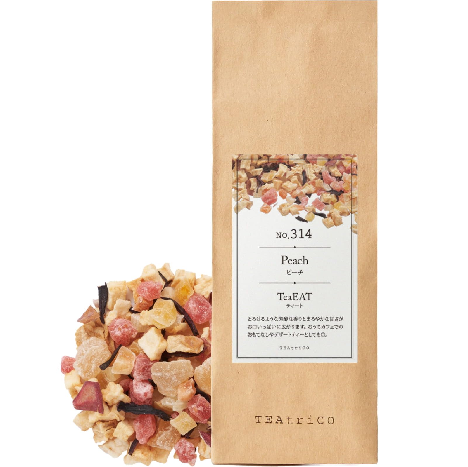 TEAtriCO(ティートリコ) フルーツティーティート ピーチ 50g