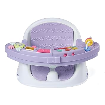 Infantino Music & Lights 3-in-1 Discovery Seat & Booster, Lavender