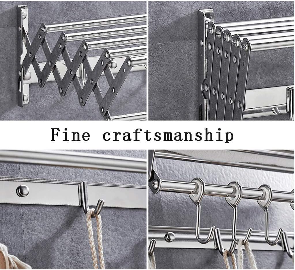 ウォールマウント拡張可能な折りたたみ衣類乾燥機ランドリー家庭用簡単収納乾燥ラック洗濯衣類タオルラックバーバスルーム格納式スペースセー ウォールマウント 拡張可能な折りたたみ衣類乾燥機ランドリー家庭用簡単収納乾燥ラック洗濯衣類タオルラックバーバスルーム格納 ...