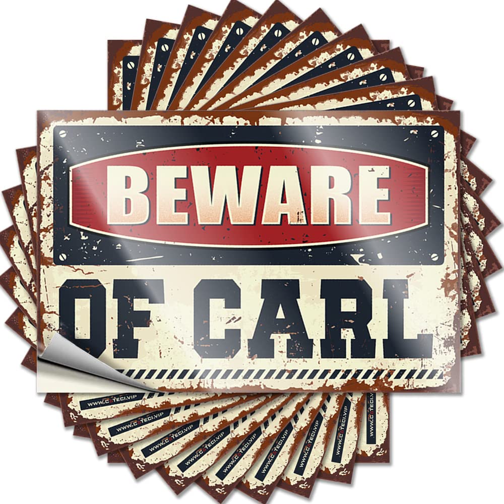 Beware of Carl Teenage Stone DIY | Books Sticker Case Removable Vinyl Sticker Decal(8X12CM)