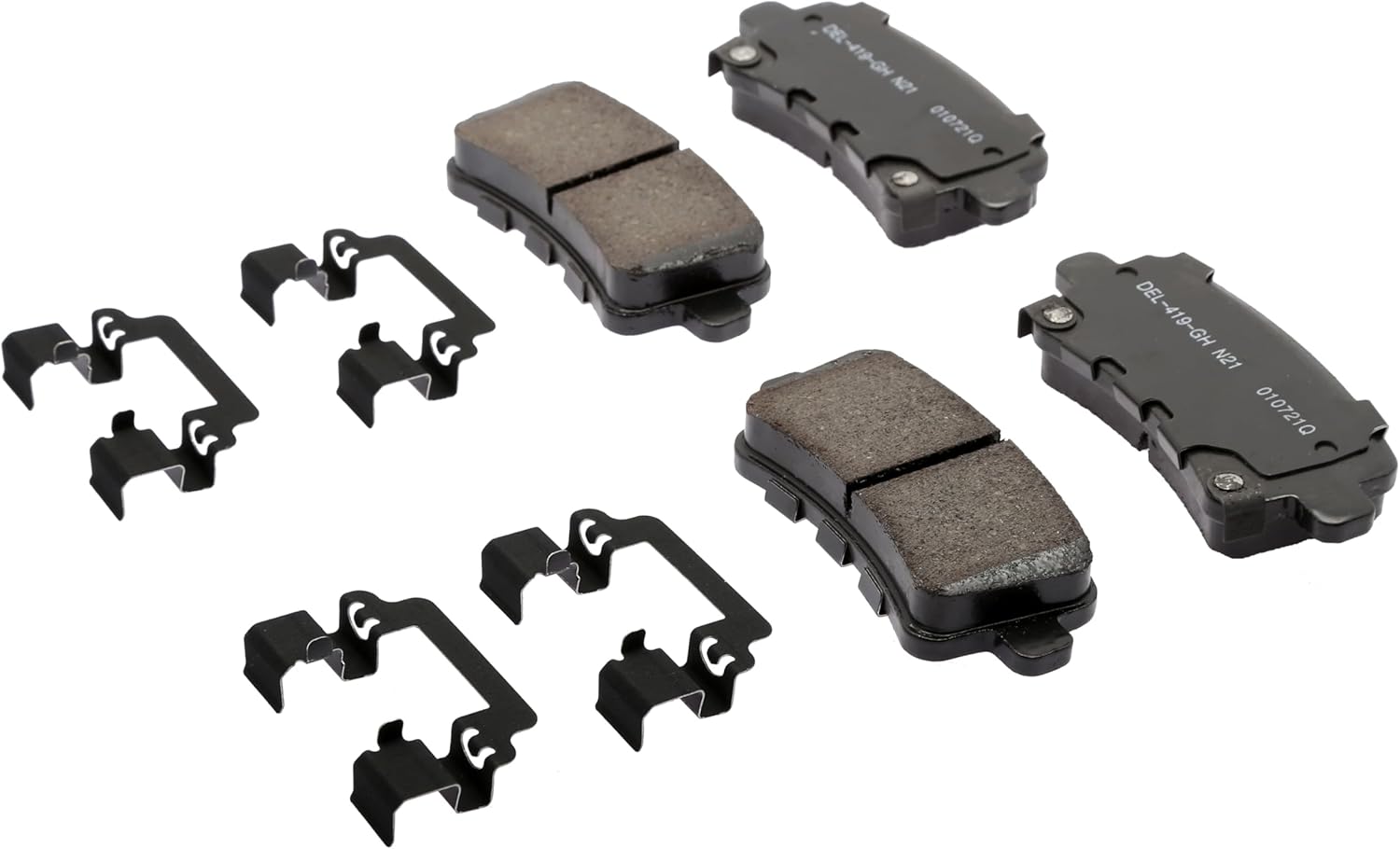 ACDelco Gold 17D1430CHF2 Ceramic Rear Disc Brake Pad Kit