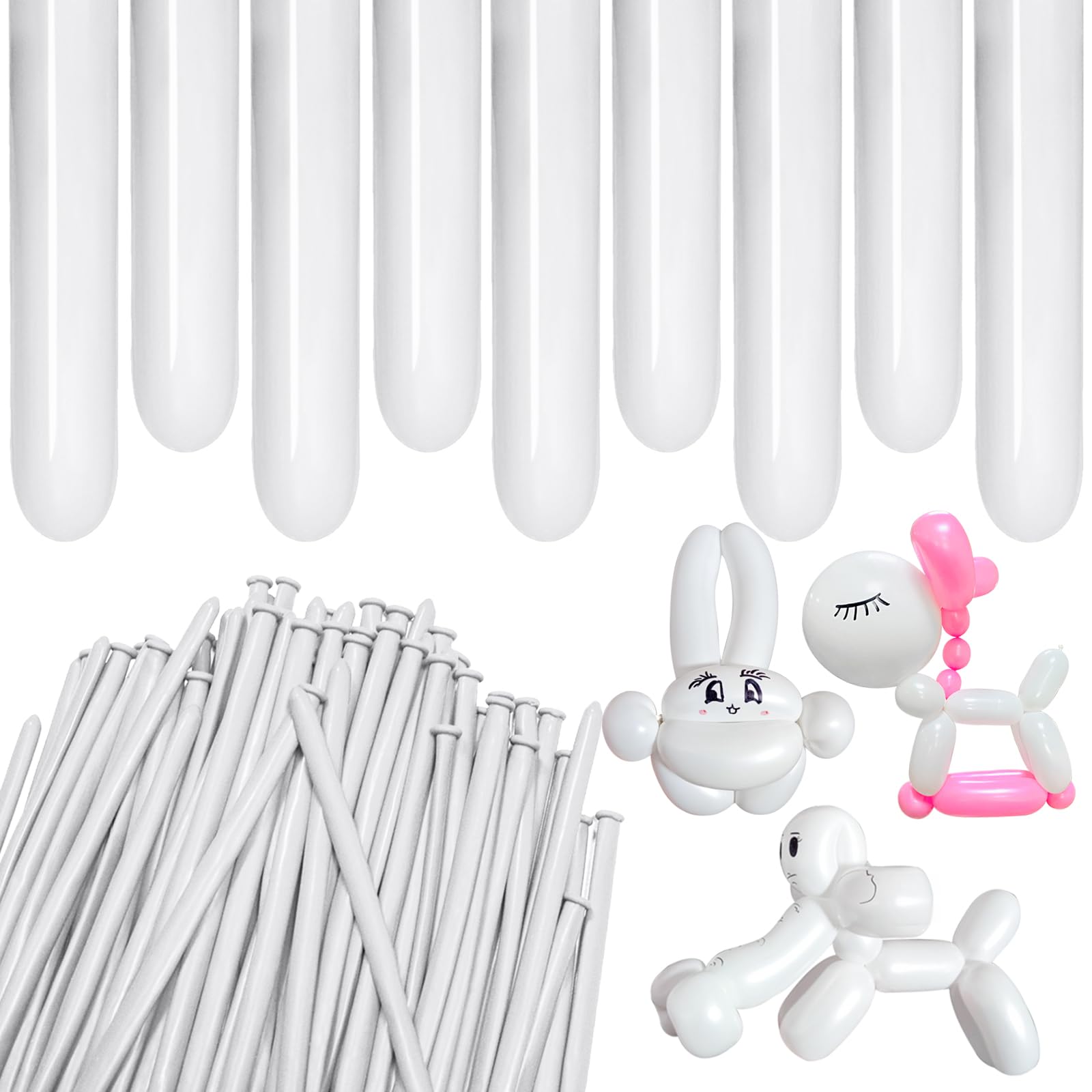 260 Clear Long Balloons for Arch & Party Decor -31 260 Clear Long Balloons for Arch & Party Decor -31