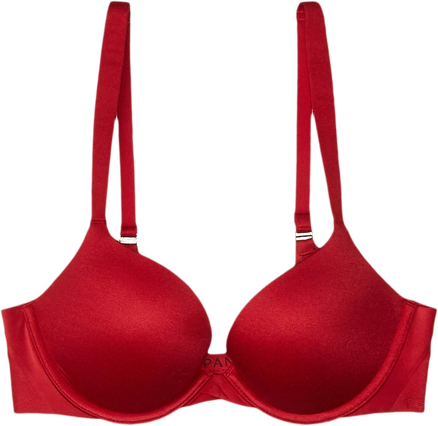 SPANX Pillow Cup Signature Push-Up Plunge Bra Red Pop 32B