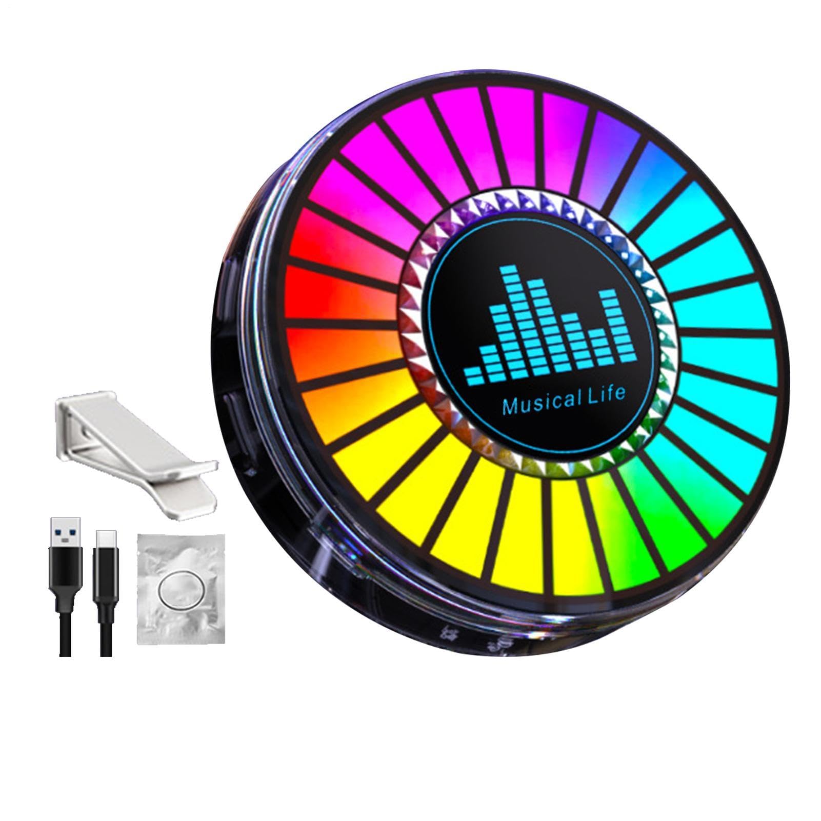 Luces Síncronas Para Ambiente Ritmo en salas de música y dormitorios con carga USB 8