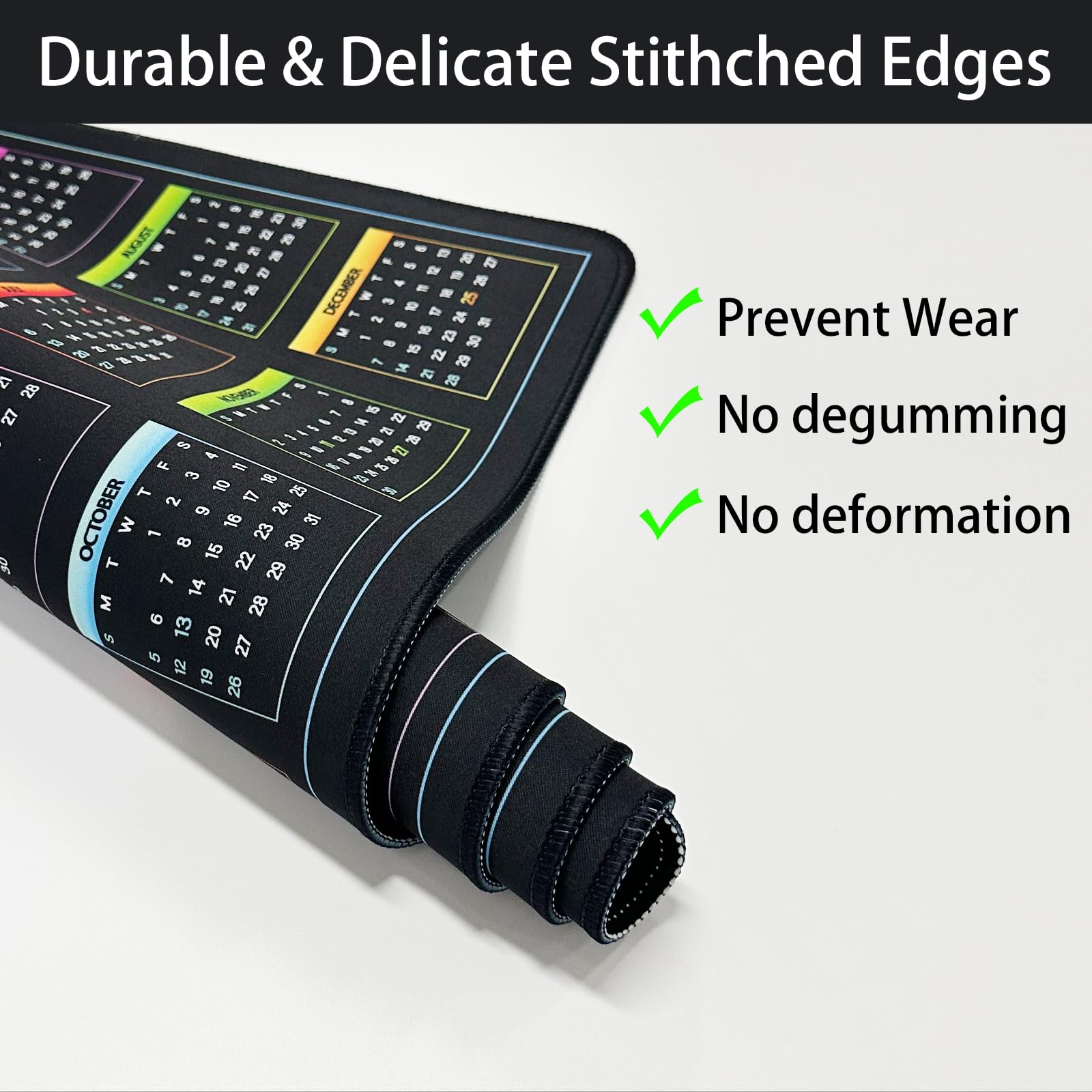 Amazon | 9CH 大型ゲーミングマウスパッド 2024-2025年カレンダー