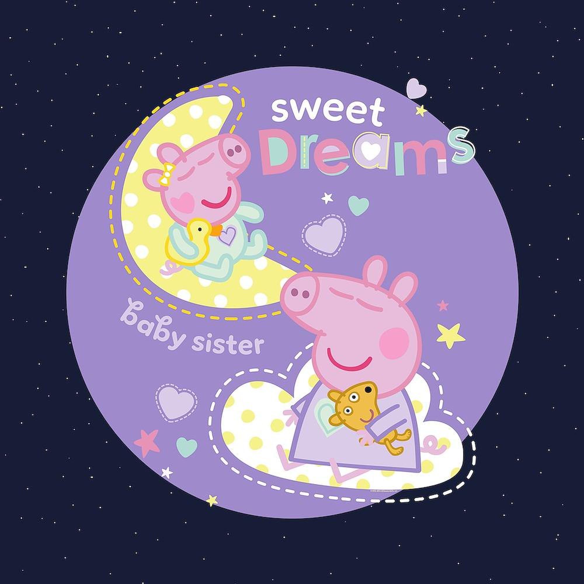 CafePress Peppa Pig: Sweet Dreams Queen Duvet Cover, Printed Comforter Cover, Unique Bedding