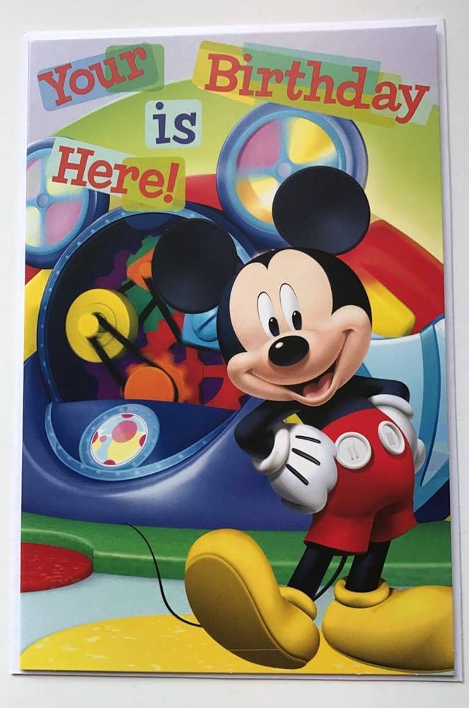 amazon-com-mickey-mouse-your-birthday-is-here-happy-birthday-card-office-products for Free Printable Mickey Mouse Birthday Cards Amazon.com: mickey mouse your birthday is here! happy birthday card : Office Products for Free Printable Mickey Mouse Birthday Cards