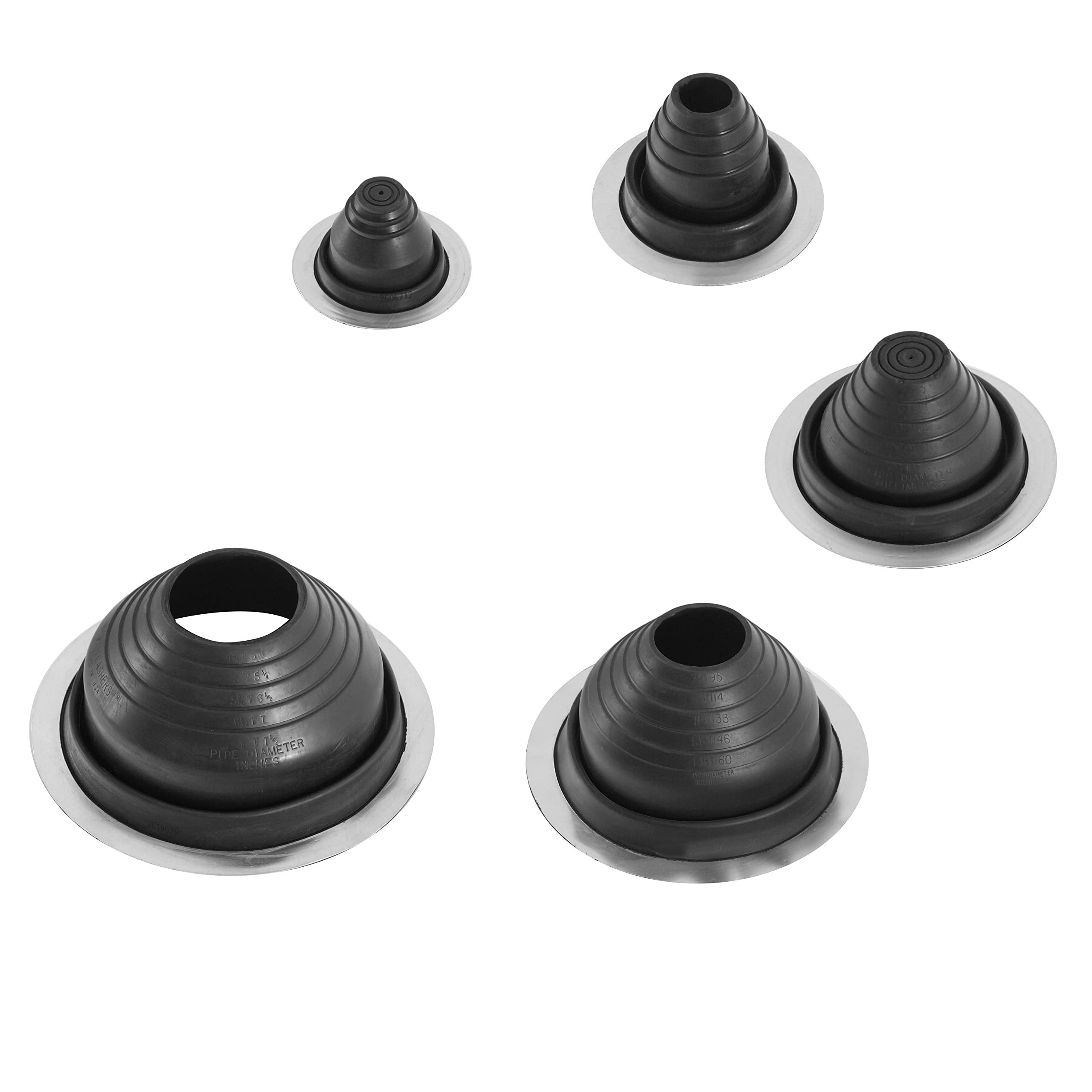 Tubo manguito, Techo pasaventanas, cable de paso de tubo, EPDM 3 hasta 724 mm Chapa Sartenes, chapa trapezoidal, doble Ste hfalz