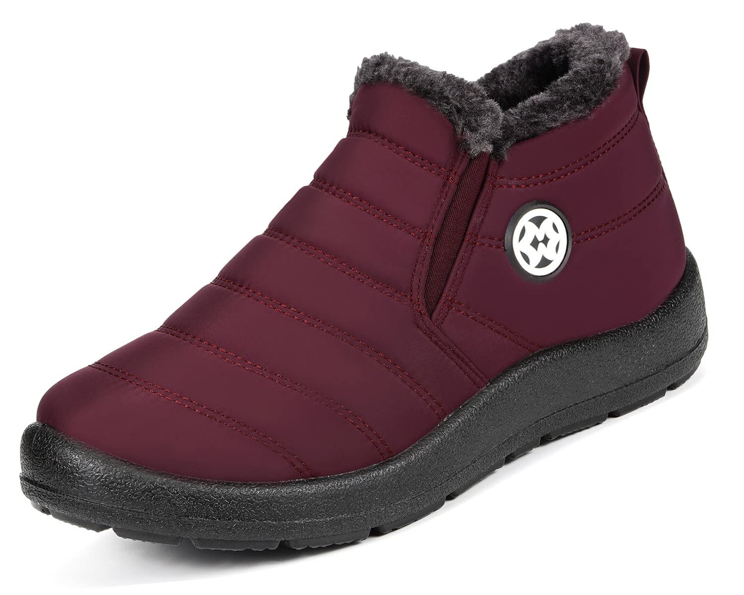 Gaatpot Stivali Donna Stivaletti Invernali Stivali da Neve Caldo Peluche Scarpe Impermeabili 36-43