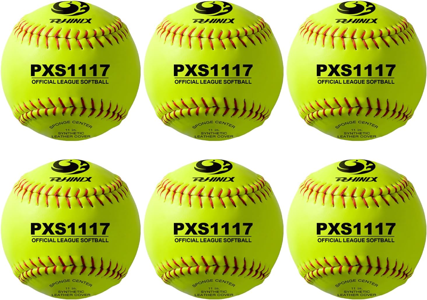PHINIX Safety Softball for Training and Recreational Play 11" & 12" Options