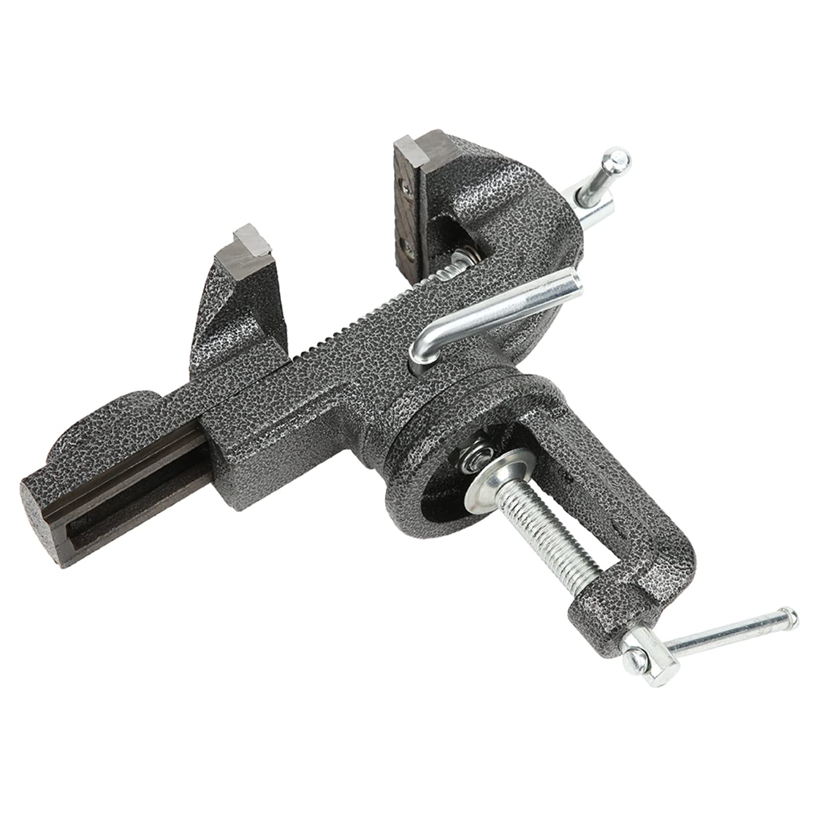 Imadło stołowe 80mm 360 stopni Miniaturowy zacisk żeliwny Imadło stołowe Łatwa instalacja Wyposażenie warsztatu