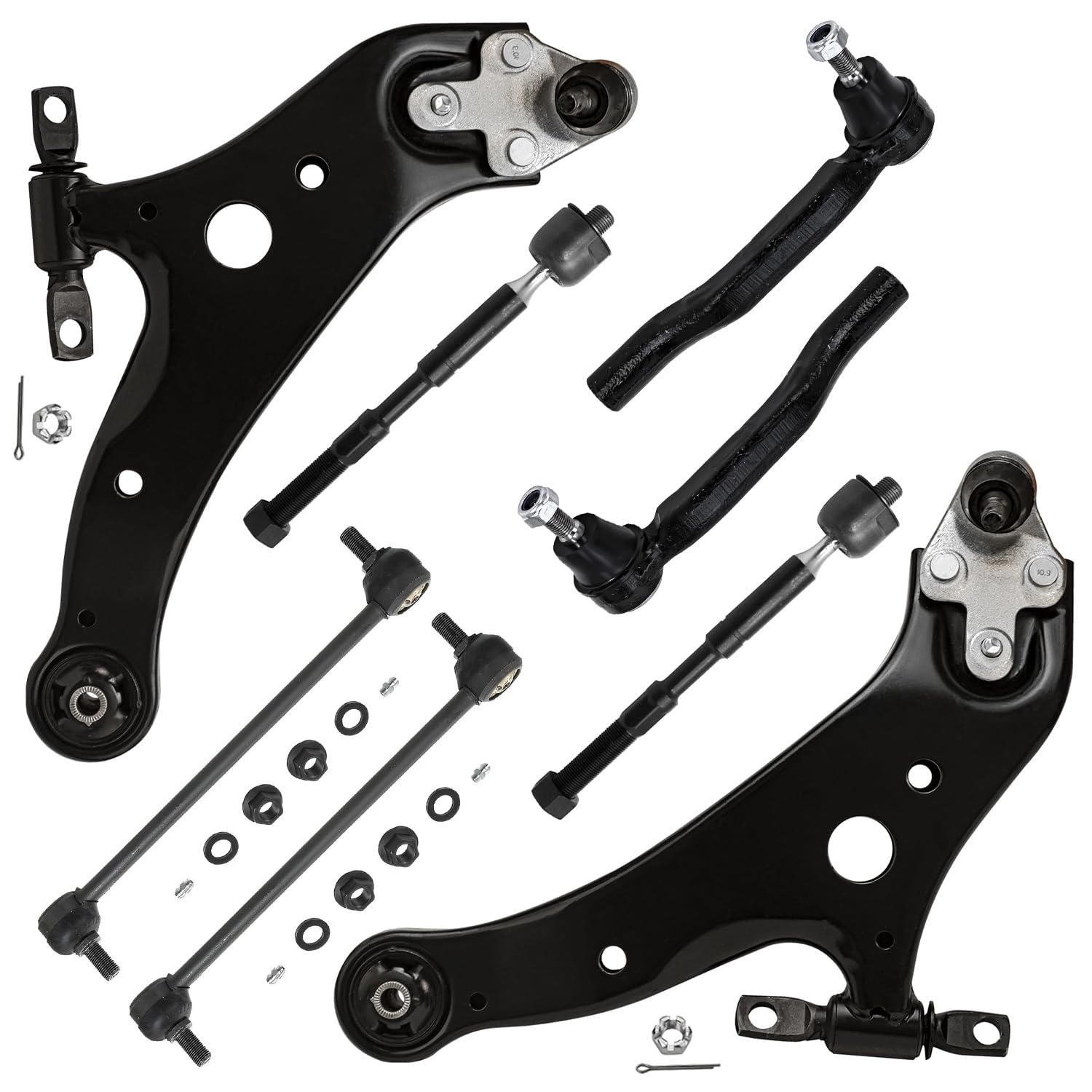 Detroit Axle - 8pc Front End Kit for Toyota 2011-2020 Sienna Replacement