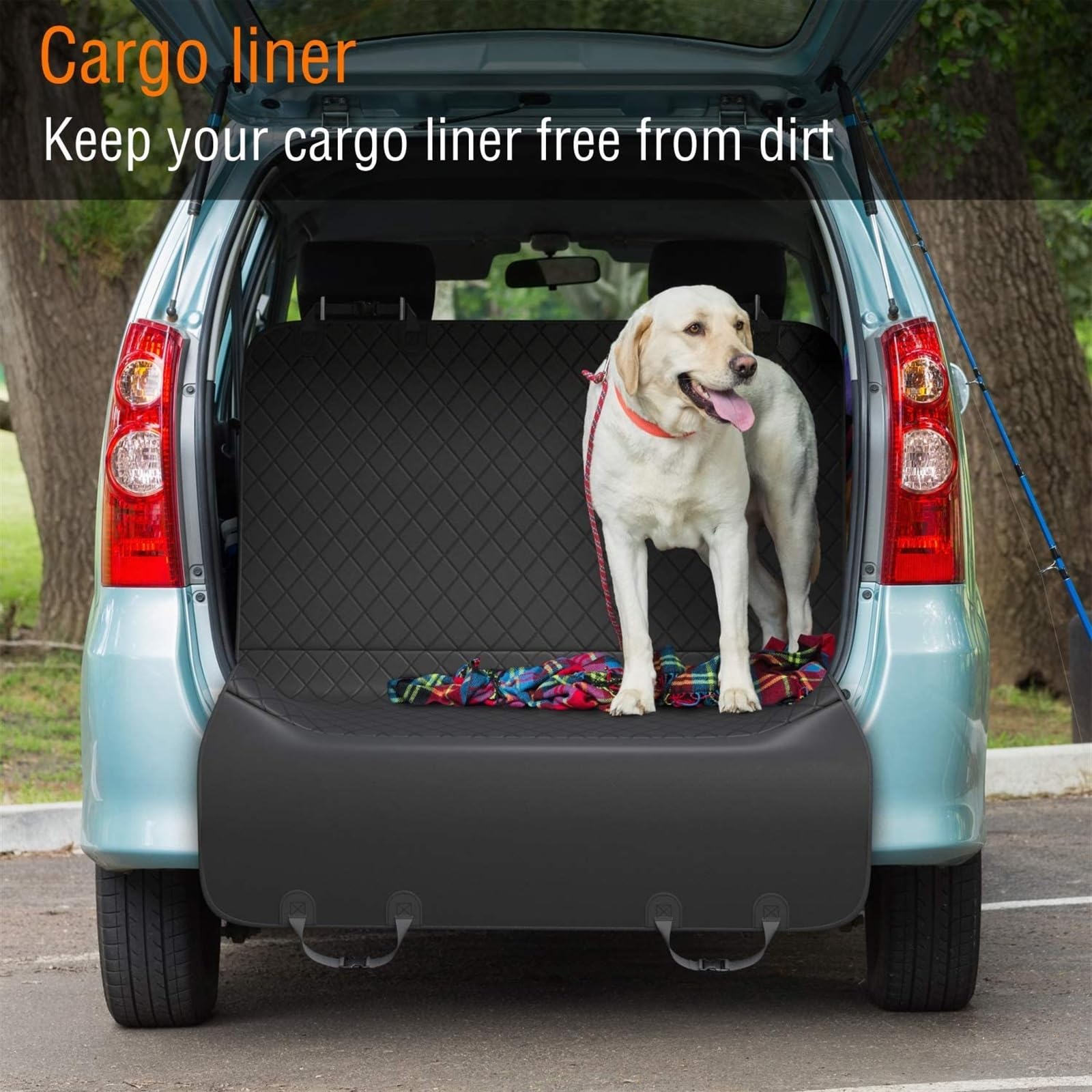 Funda Perros Coche Manta de Coche para Perro, Funda Protectora para Asiento de Coche, Almohadilla para Perro, arnés de Seguridad de Viaje Protector Coche Perros