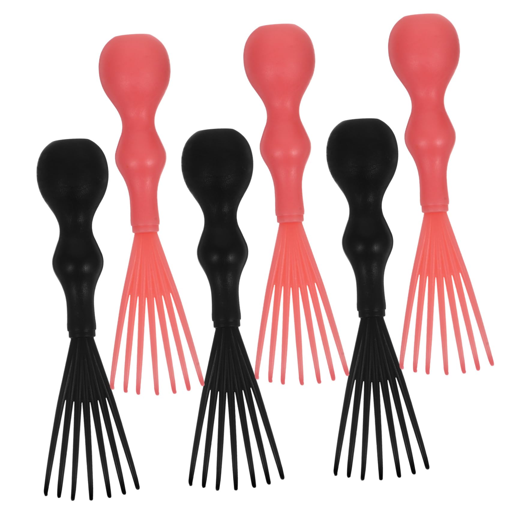 FRCOLOR 6pcs Comb Cleaner Hairbrush Hair Removal Tool Set Black Cleaning Claws for Men's Hair Brush Maintenance