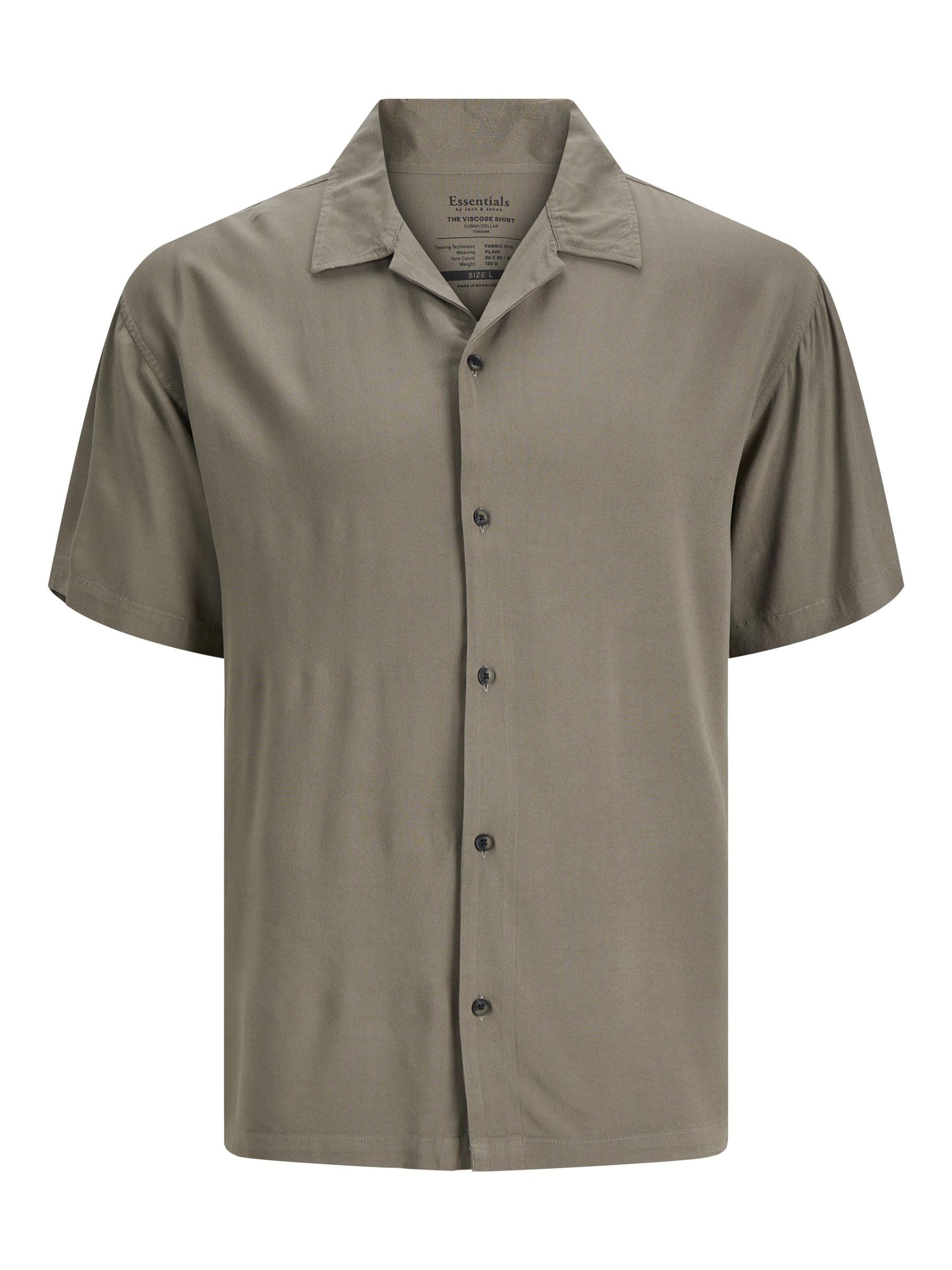 JACK & JONES Jjicreek Kurzarmhemd – Regular Fit, Weiche Baumwolle, Kurzärmlig Für Herren