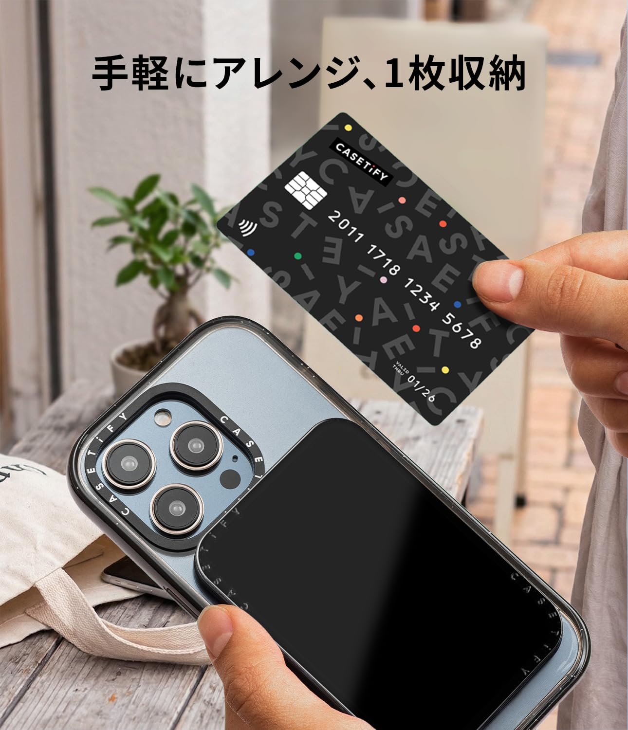 完売品fragment xxx Snappy™ Cardholder Stand Amazon.com: CASETiFY Snappy Card Holder Stand Compatible with