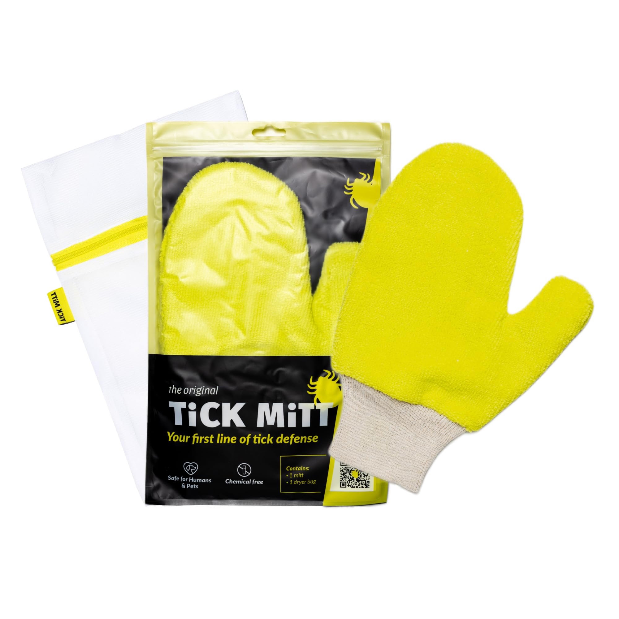 TiCK MiTT Yellow Tick Removal Glove