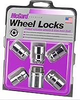 Vista 2 de McGard 24526 Cerraduras de rueda de asiento de cono negro (tamaño de rosca M12 x 1,5 - Juego de 5)