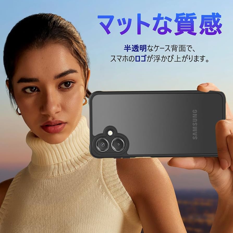 Amazon.co.jp: Galaxy A25 5G ケース マットな仕上げ ガラスフィルム