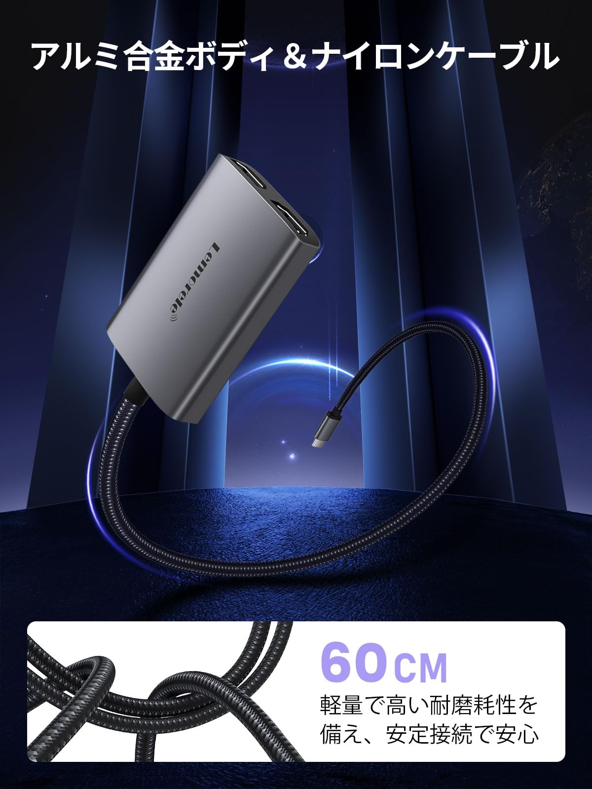 Amazon.co.jp: MacBook Pro/Air ハブ 2画面 USBC HDMI 分配器 macOSと