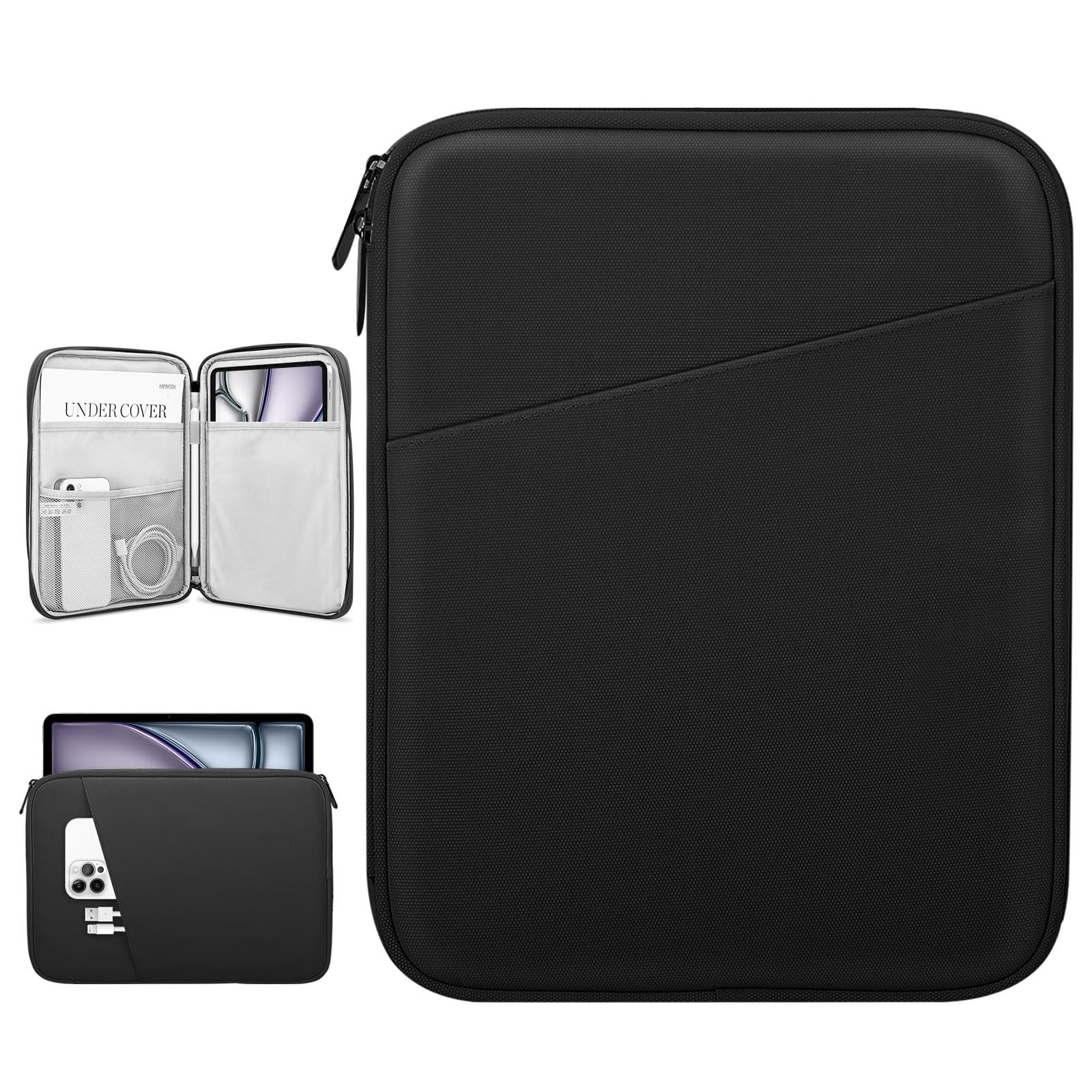 Dadanism 13 inch tablet beschermhoes voor iPad Pro M4 2024, Air 12,9 6a