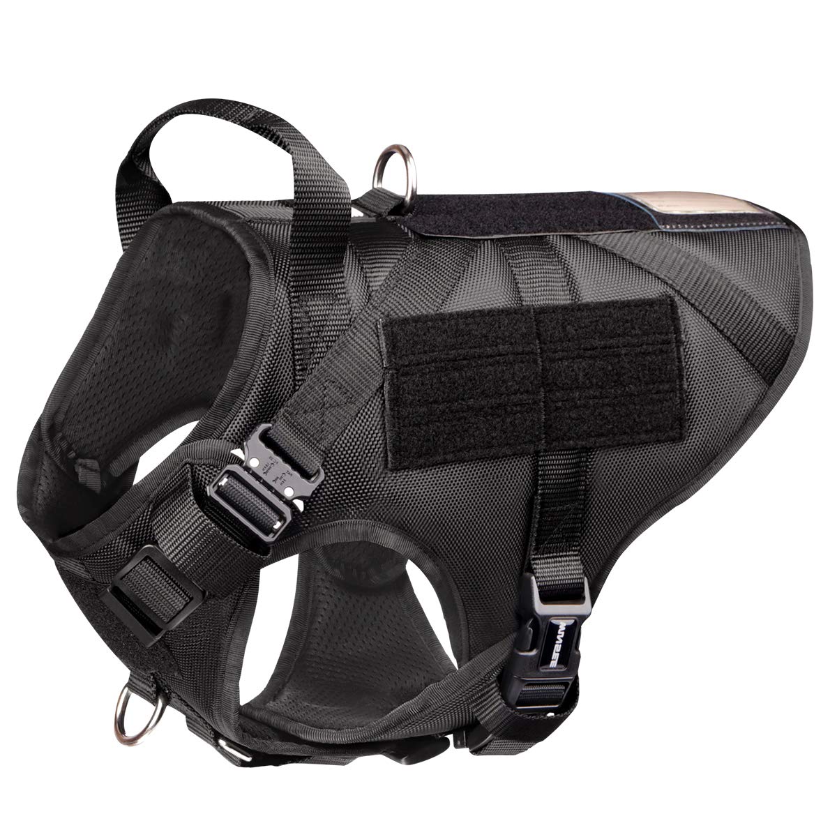 Buy WINSEE Dog Harness for Large Dogs, Working Dog MOLLE Vest with