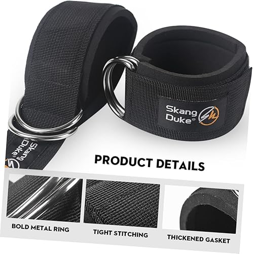 Miniatura 9 de Kisangel 2 Conjuntos de bandas de resistencia de tobillo bandas elásticas Fitness de resistencia Correa de pie para máquina de cable Accesorios de