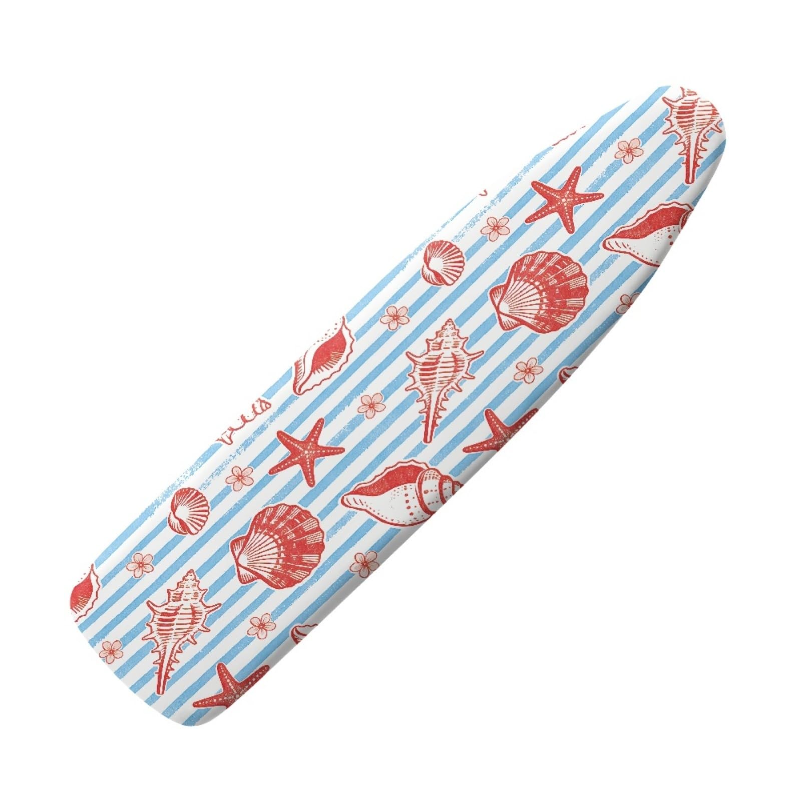 Extra large ironing board cover 140 x 45 Red Conch Thick cotton pad Ironing Board Cover Elastic washable,Resist Scorching and Staining,Heat Reflective & Vapour Permeable,Easy Fit