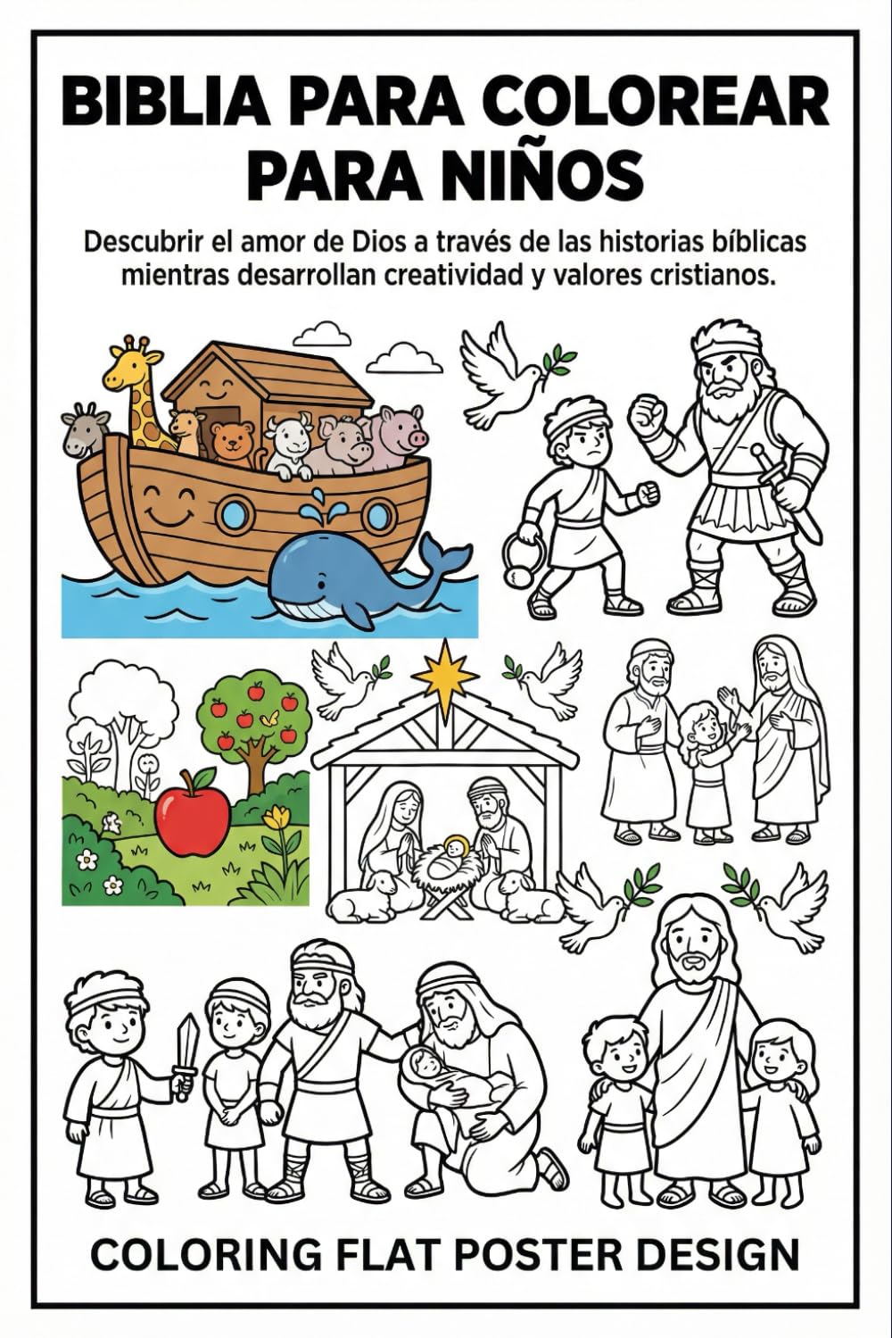 Biblia para Colorear para Niños