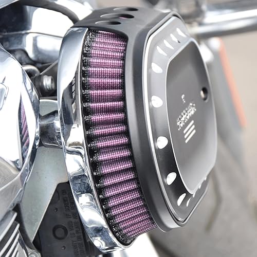 Miniatura 8 de Filtro de Aire de Motocicleta de Alto Flujo de Repuesto 29400267 Compatible con Touring '17-posterior y Softail M8 '18-posterior Motor Equipado con