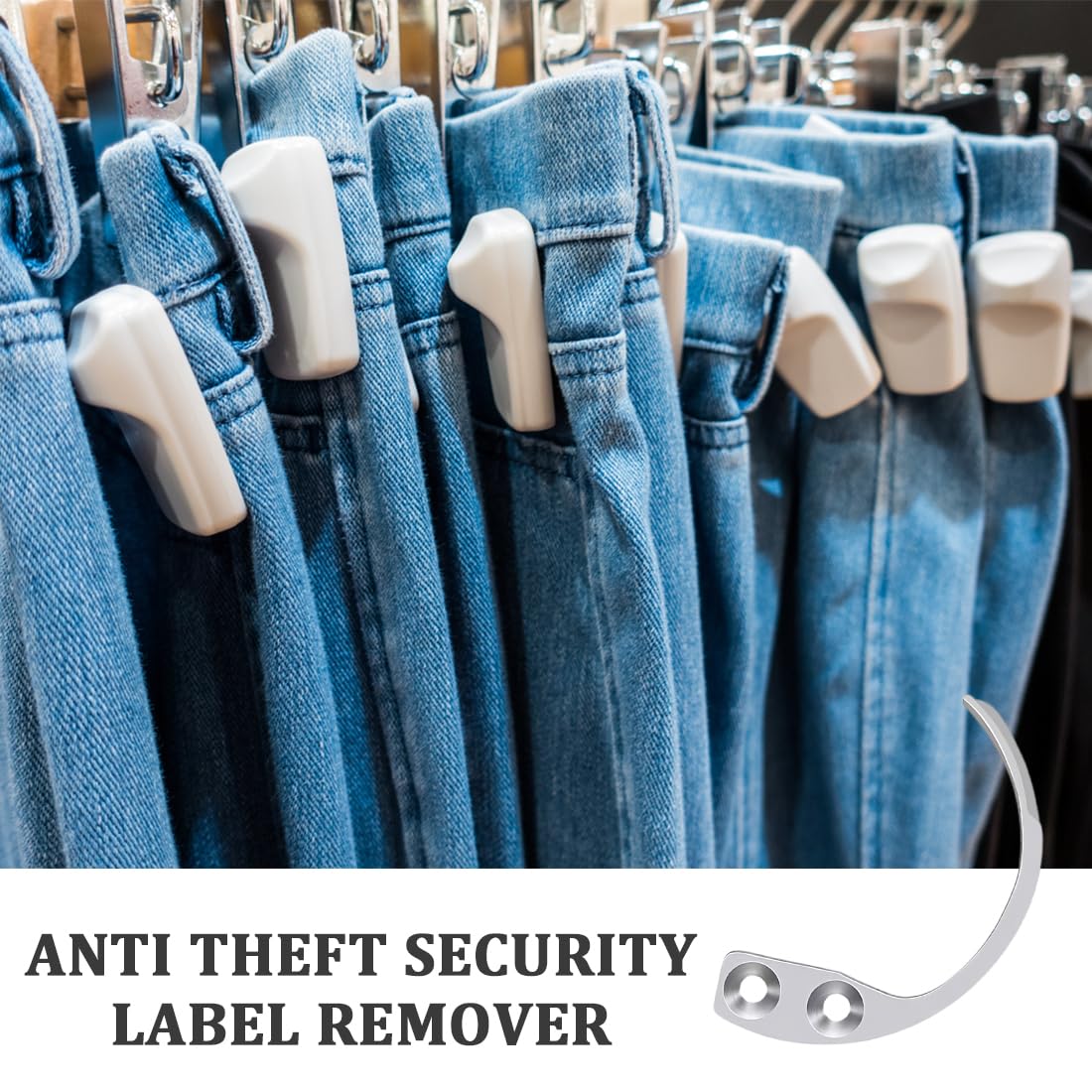 Chiave Magnetica Sganciatore Etichette Anticladaggio - Rimuovi Etichette Di Sicurezza Con Gancio In Acciaio