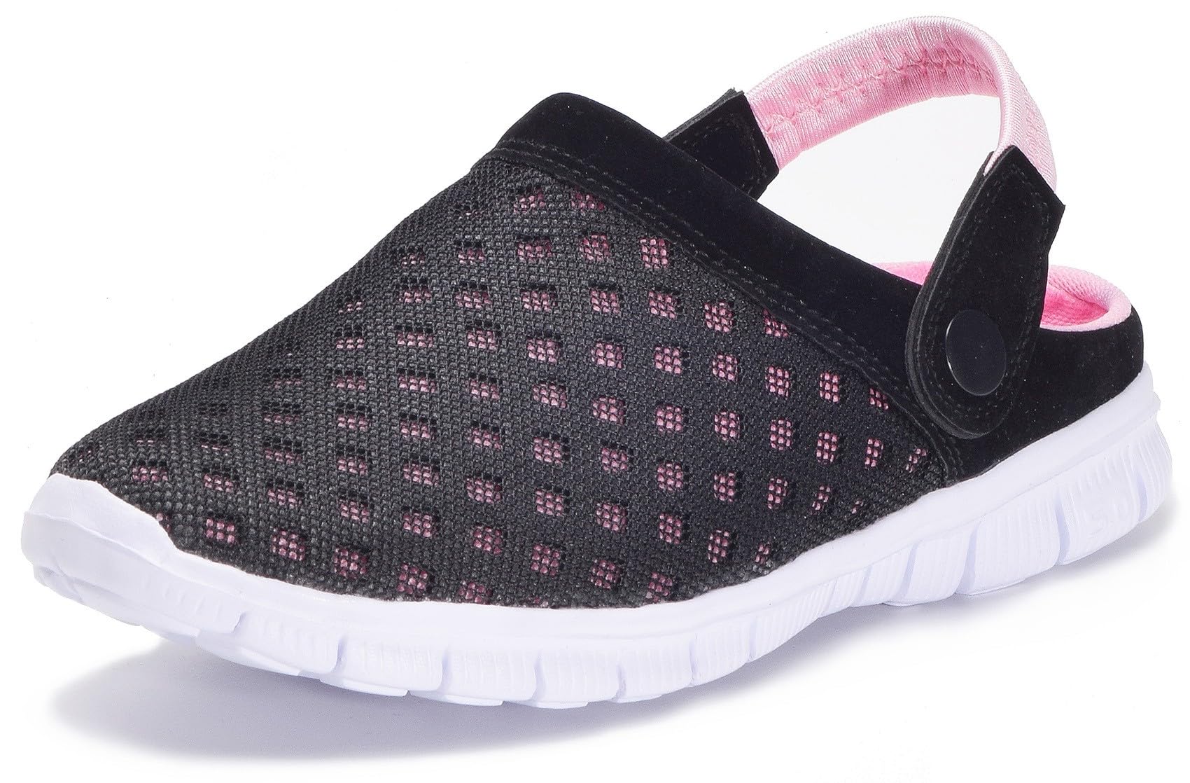 Clogs Men's Mules Mesh Sabot Summer Slippers Women's Breathable Garden Shoes with Non-Slip Soft Sole Leisure Sandals, Size 36-48
