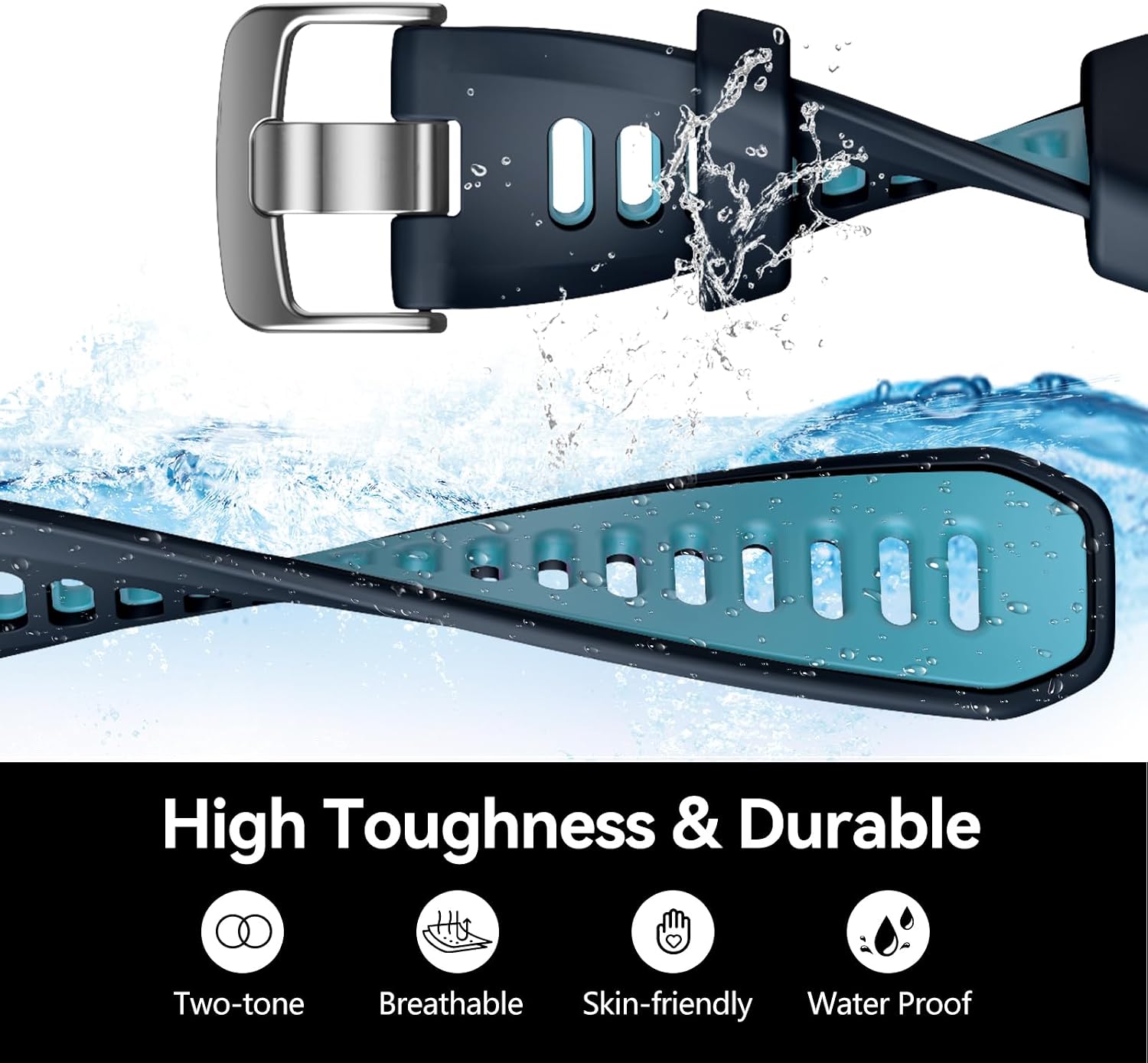 20mm Band for Garmin Forerunner 170/70/245/645/570 42MM/Venu 2 Plus image 4