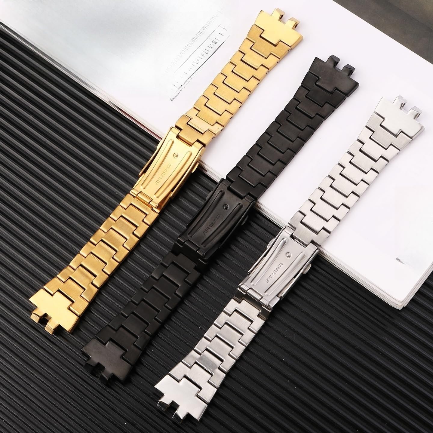 New mod kit case GMWB5000 bracelet Watch Band for Casio G-SHOCK 40th anniversary GMW-B5000 series metal strap stainless steel case set tool